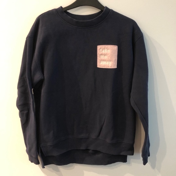 Spao Sweaters - Navy Crewneck